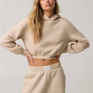 Offline by Aerie Coffee Run Heather Fawn Matching Set